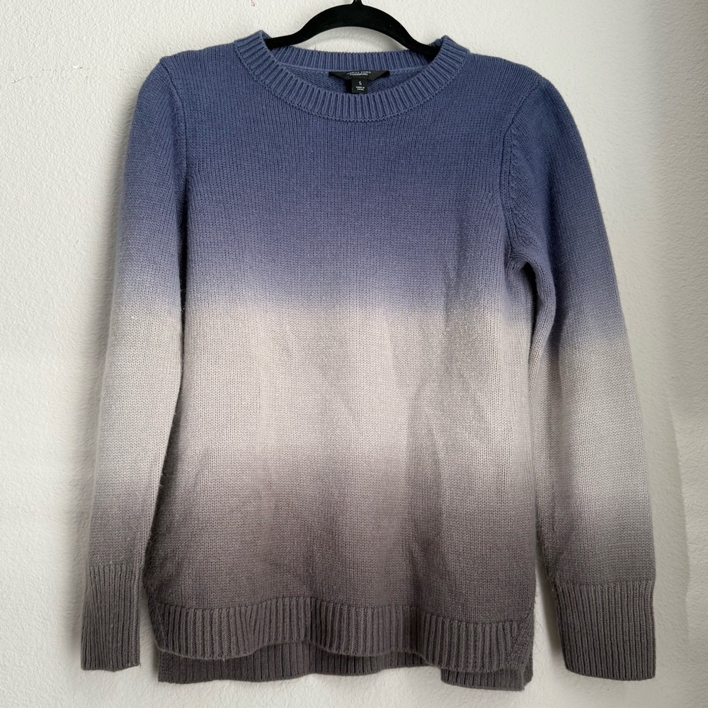Vera Wang Sweater | Ombré color block fall cozy knit long sleeve sweater size S